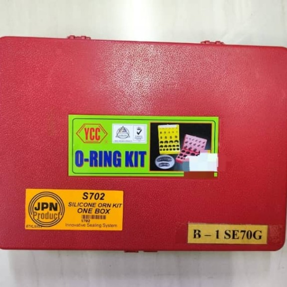 ชุดโอริง AS-568 ชุด INCHES ขนาด SILICON RED 30SIZES 381 ชิ้น