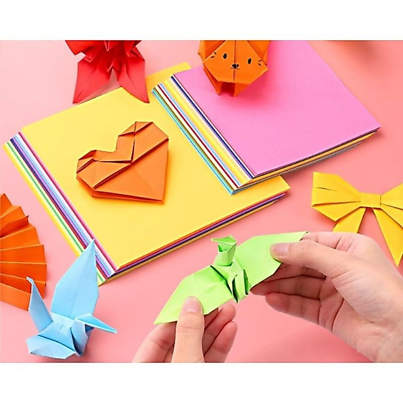 กระดาษ Origami สองด้าน กระดาษ Origami 2 ด้าน