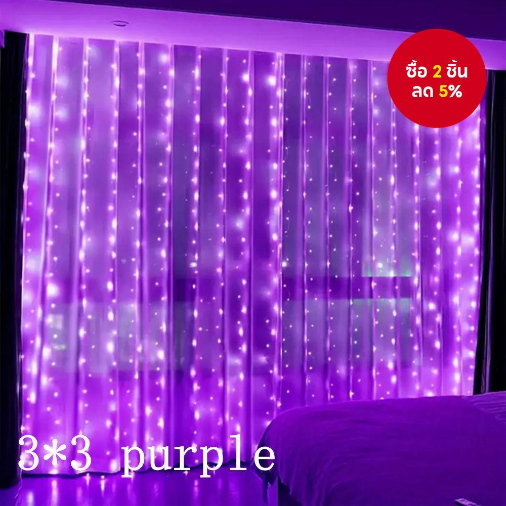 Usb-Powered ไฟม่านนางฟ้า Led 1 ชุด- รีโมทมัลติฟังก์ชั่น, โหมดแสง 8 โหมด, 33m 300Led สําหรับคริสต์มาสฮาโลวีนงานแต่งงาน
