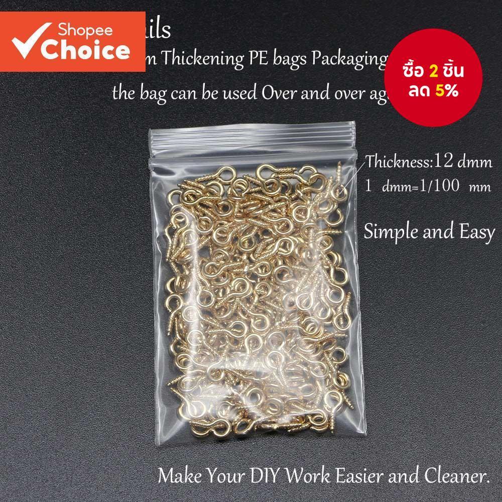 100 ชิ้น Tiny Mini Eye Pins และ Clasps, Gold Silver Eyepins Hooks ตาไก่สําหรับเครื่องประดับ DIY, Craft Project Supplies