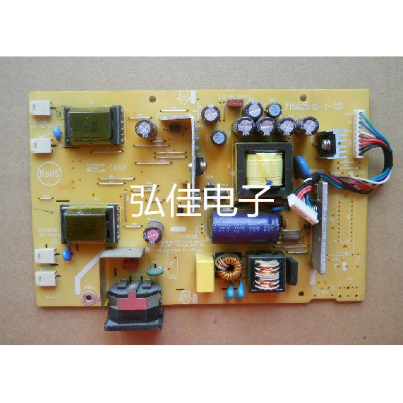 Original AOC 931sw+T199WX 2219VG Power Board บอร์ดแรงดันสูง 715G2510-1/2-4