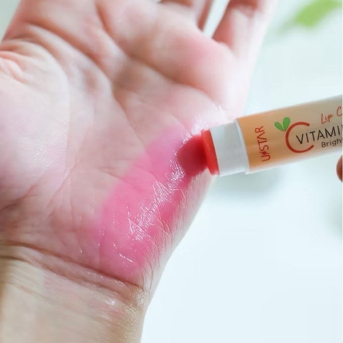 USTAR VIT C BRIGHTENING LIP CARE  ลิปบาล์มวิตซีเข้มข้น  #ลิปแคร์.