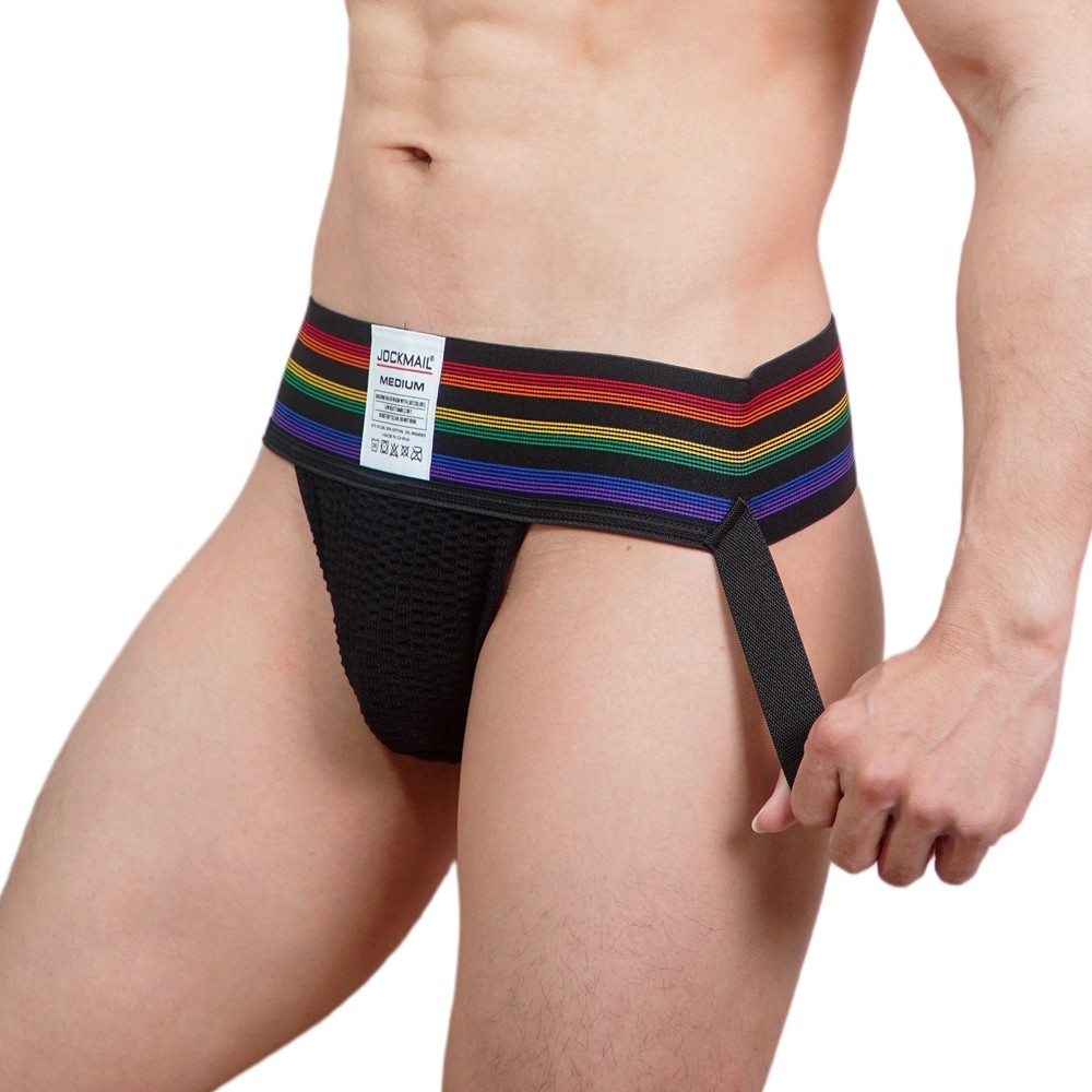 บุรุษ Jockstrap กางเกง JOCKMAIL บุรุษกีฬา Jockstrap กีฬาชุดชั้นในกางเกงกางเกงกรีฑา Supporter