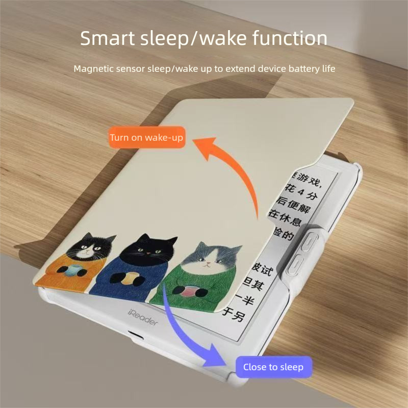 IReader Neo3/Neo3 Ultra/Ligt4 Series 6 นิ้ว Sleep Wake Up เคสป้องกันบลูทูธปุ่มที่ถอดออกได้ [จัดส่งในวันเดียวกัน]