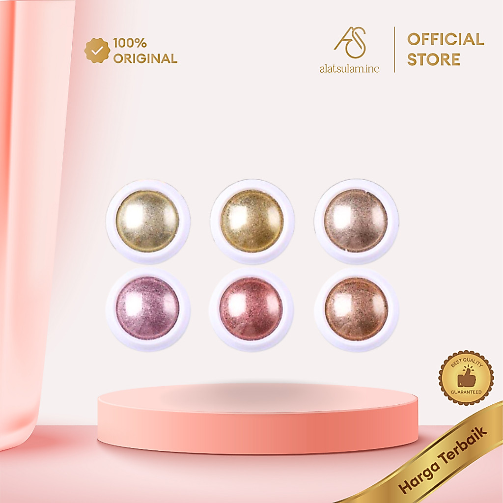 Nail chrome gold auburn brown powder สไตล์ญี่ปุ่น