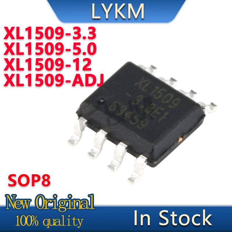 5/ชิ้นใหม่เดิมXL1509 XL1509-3.3 XL1509-5.0 XL1509-12 XL1509-ADJ SOP8 Powerชิปในสต็อกไดรฟ์IC