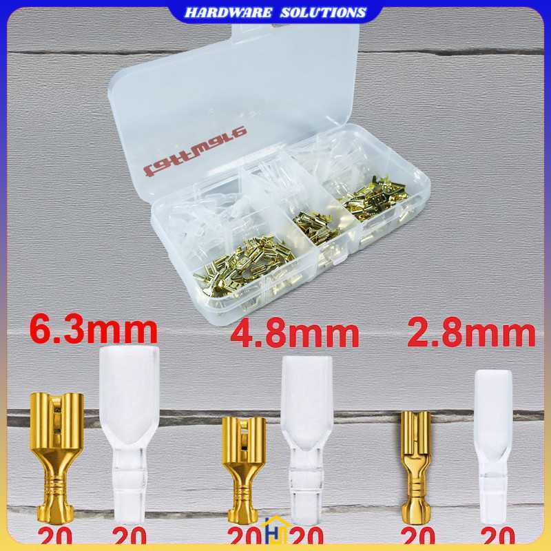 TAFFWARE Terminal Wire Crimp Connector Spade Kit 120 ชิ้น - SC7