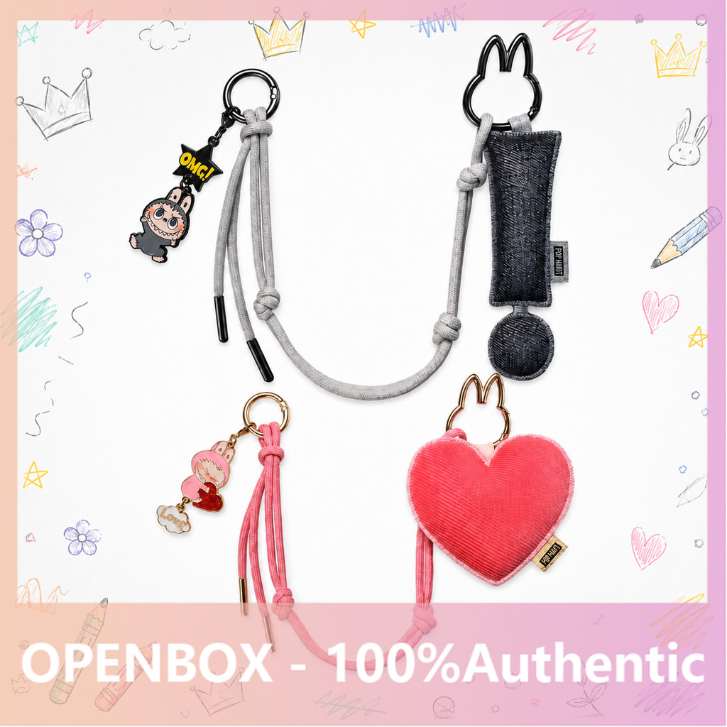[secret] POPMART LABUBU LABUBU Heart Bottom Code Series Letter Pendant Mystery Box ของขวัญของแท้
