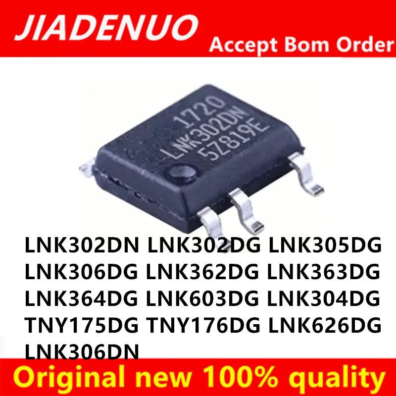 5PCS LNK302DN LNK302DG LNK305DG LNK306DG LNK362DG LNK363DG LNK364DG LNK603DG TNK304DG TNY175DG TNY17