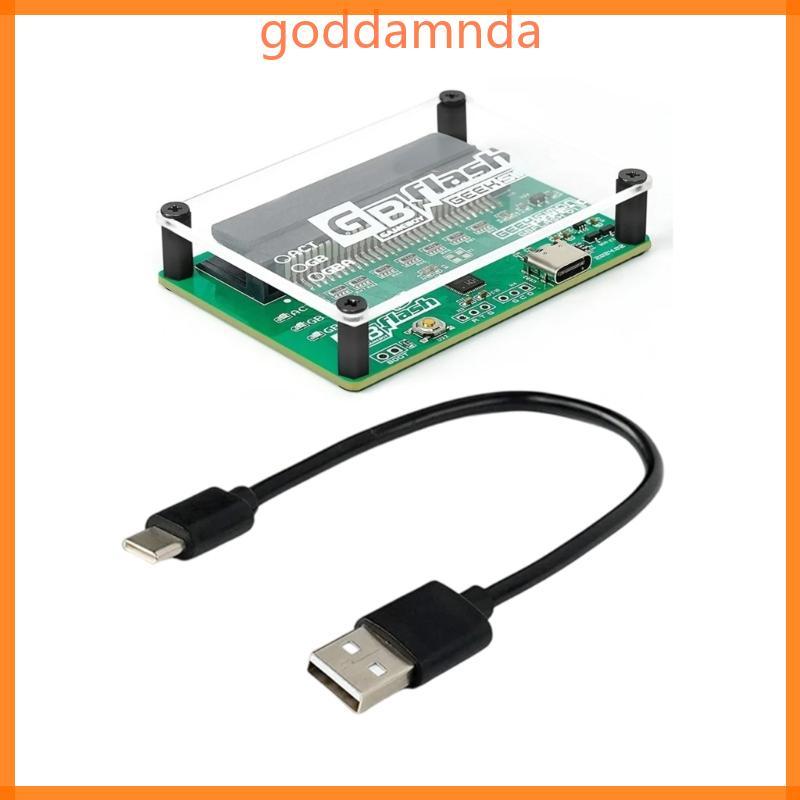 GODD Professional ROM Backup Renew Device Game Cartridge Reader สําหรับ GBFlash Green