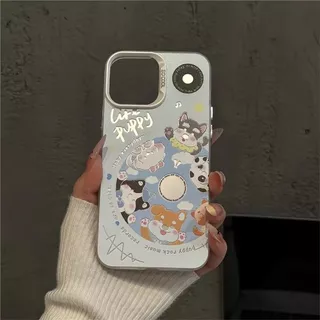 น่ารักลูกสุนัข 360 เปิดสําหรับ Xiaomi 17T 15T 17 Pro max 14T 13T 12T Pro 15 14 13 12 12S Ultra 10S 10 11 Lite 5G NE กระจกขาตั้งปลอก