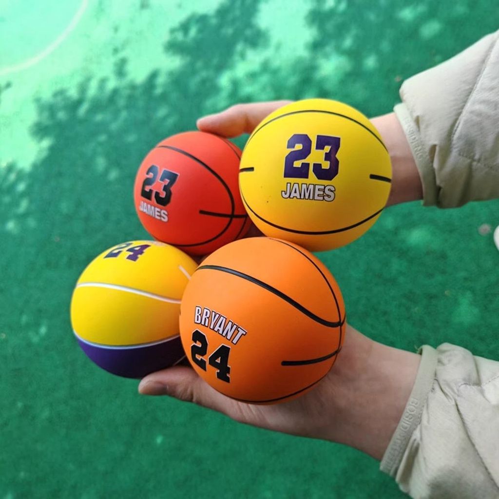 9 ซม.Super Elastic Mini Blue Ball ยาง Hollow Ball Bouncing Ball เด็ก Inflatable Decompression ของเล่