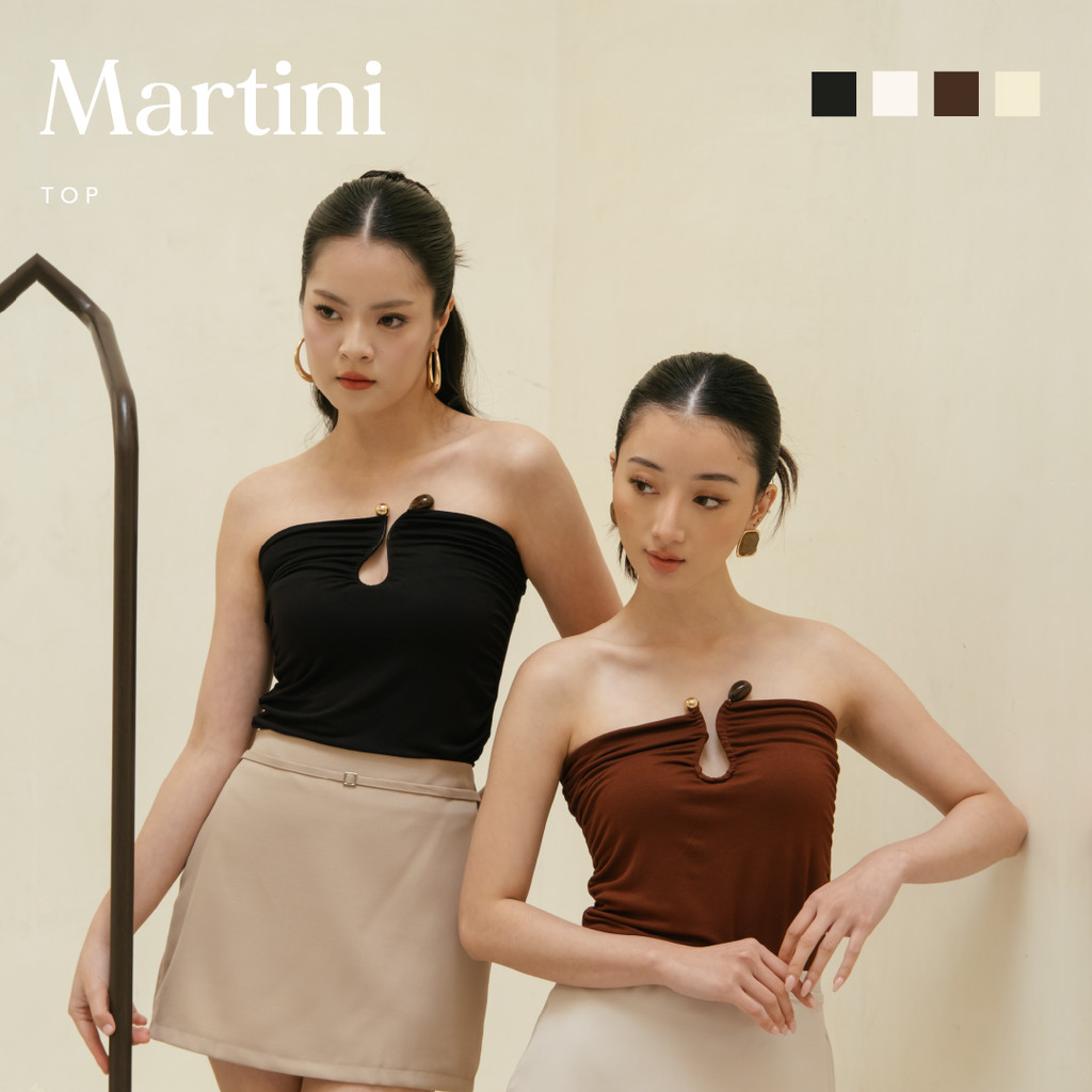 Martini Top - ชุดโอชา | คอลเลคชั่นซัมเมอร์บลูม | เสื้อผ้าผู้หญิงอินเทรนด์ | เสื้อสุดเก๋ | เสื้อท็อปฤดูร้อน