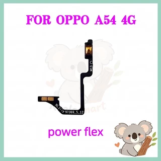 สําหรับ OPPO A54 4G โทรศัพท์สวิทช์ Key Power On Off Volume up down ปุ่มด้านข้างปุ่ม Flex เปลี่ยน