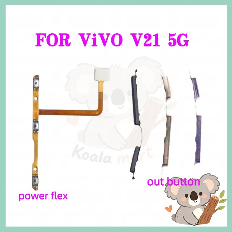 แพรสวิตช์ Vivo V21 5G switching สวิทช์เปิดปิดและปุ่มปรับระดับเสียง flexcable for Vivo V21 5G