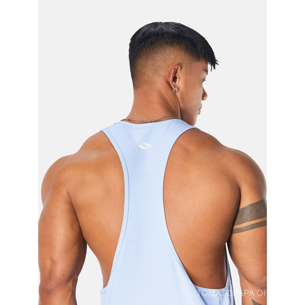 TOMATOPAPA Mens Loose Sports Muscle Vest-Summer Antibiotic Fitness Training เสื้อแขนกุด