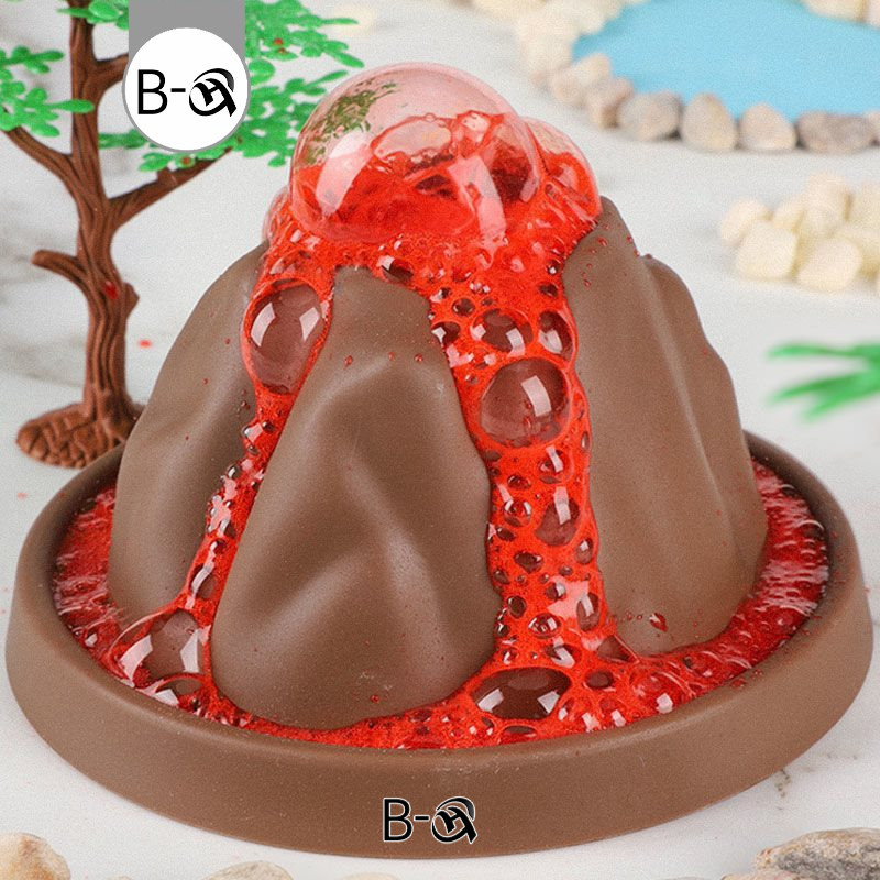 BHQ ภูเขาไฟลาวาปะทุ ของเล่นวิทยาศาสตร์​ ของเล่นเสริมพัฒนาการ Volcano Eruption DIY