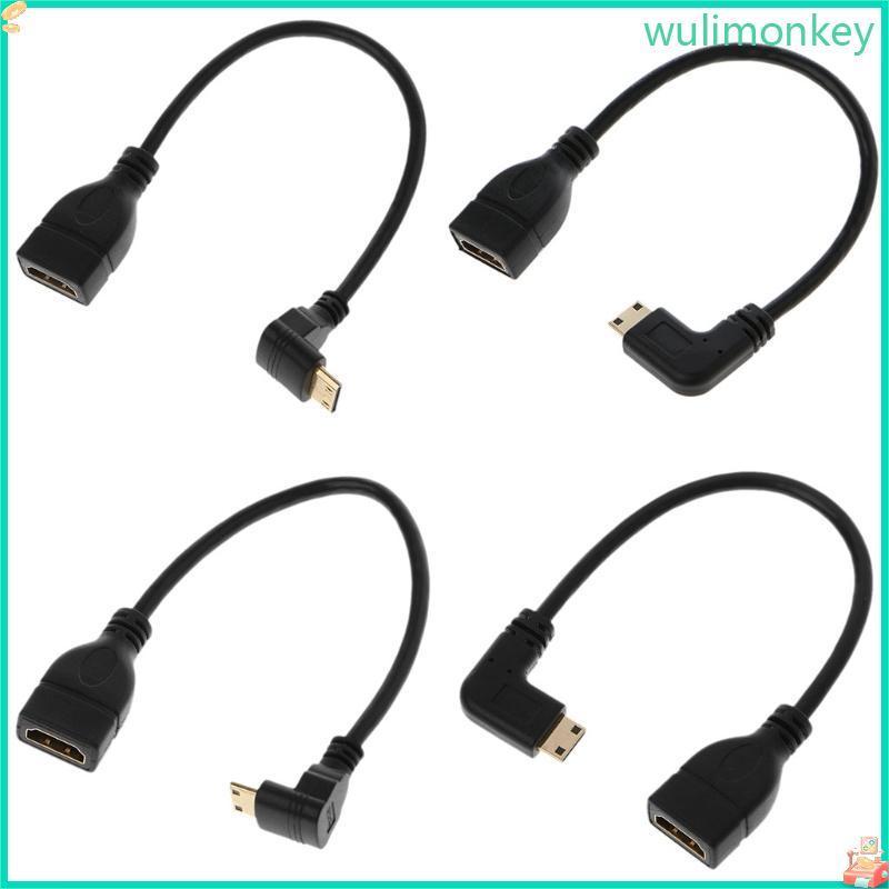WU 90 องศามุม Mini USB ชายกับหญิง