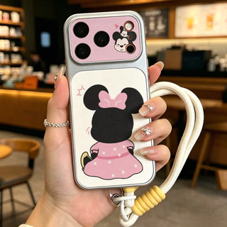 ❤️เคส Apple เคสที่รองรับ iPhone เคสไอโฟน 17 16 15 14 13 12 11 PRO PROMAX PLUS AIR เรียบง่าย Apple 17PROMAX-BXMBKP53-54