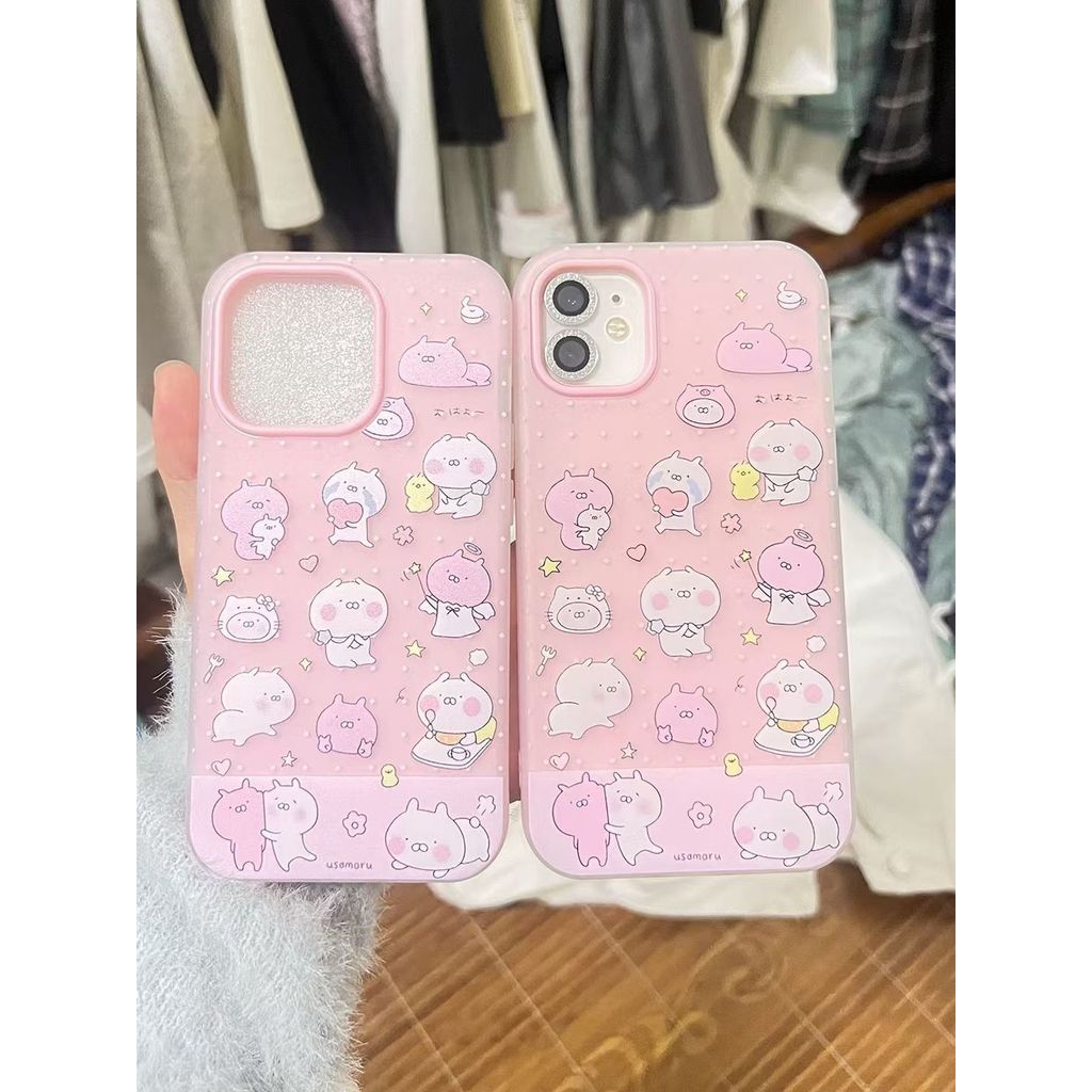 เคส IPhone 17Air/12/13ProMax กันกระแทก อเนกประสงค์ 2in1 jelly