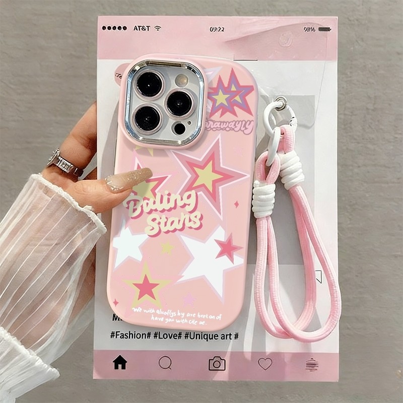 SAMSUNG HP S68 CASE+สร้อยข้อมือSamsung A55 A35 5G A24 A25 A30 A20 M10S M20S A31 A32 A33 A34 A50 A50S