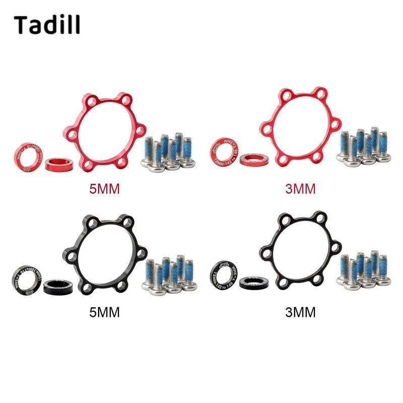 Tadill Racing Hub Center ล็อคอะแดปเตอร์อลูมิเนียม Hub จักรยานด้านหลัง Hub สําหรับ BMX MTB แผนที่กรอบ