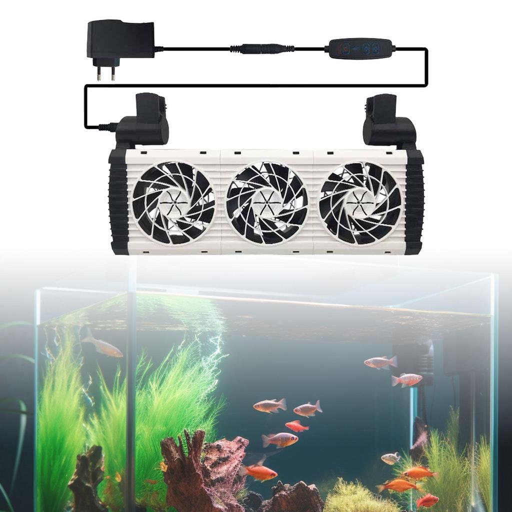 [LOobby] ตู้ปลาพัดลมความเร็ว Chiller สําหรับถังน้ํา 6 ความเร็วตัวแปร Aquarium Chiller Tank พัดลมระบา