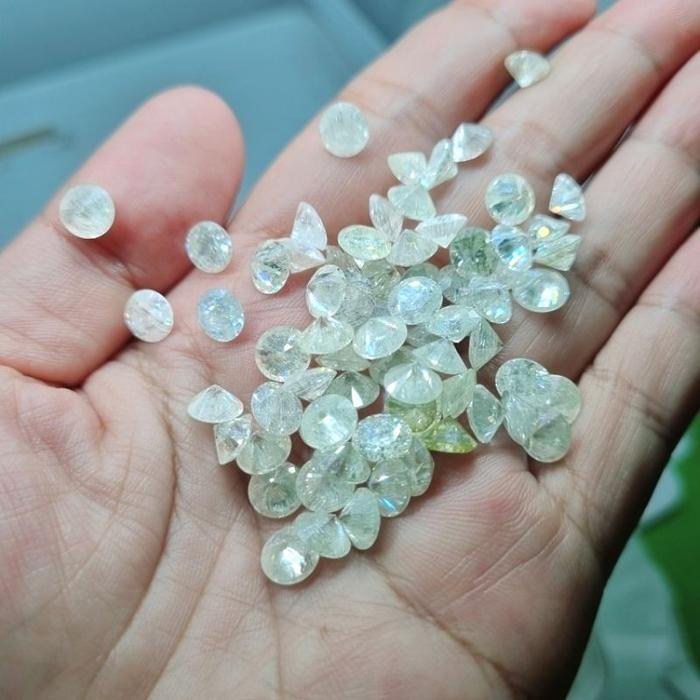 DIAMOND MOISSANITE SIMULAN DIAMOND TEST DS INCREASE FULL ORIGINAL