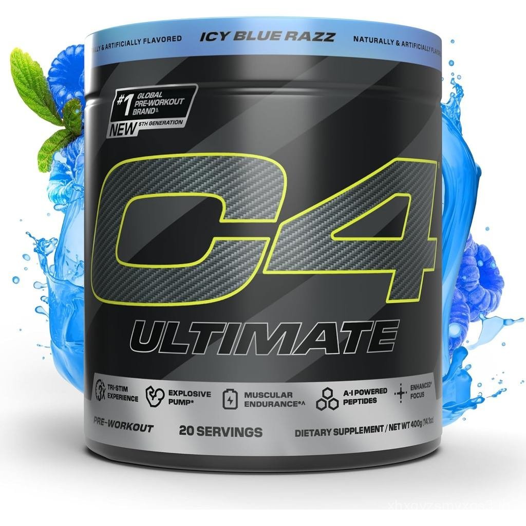 Cellucor C4 Ultimate Pre Workout Powder - น้ําตาลฟรี Preworkout Energy plement for Men & Women - 300