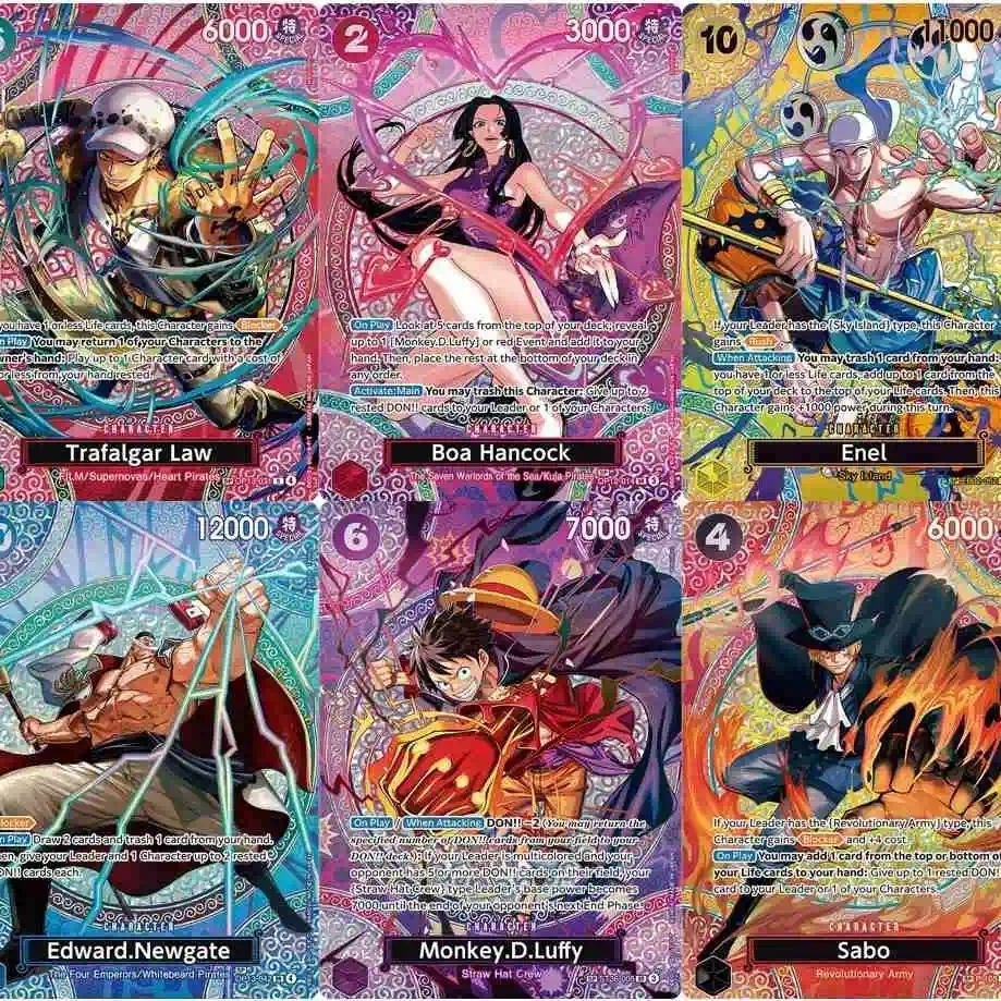 การ์ดสะสม ONE PIECE ลิง D. Luffy Boa·Hancock ST26-005 EN DIY คุณภาพสูง Self Made เกมอะนิเมะการ์ดของเล่น