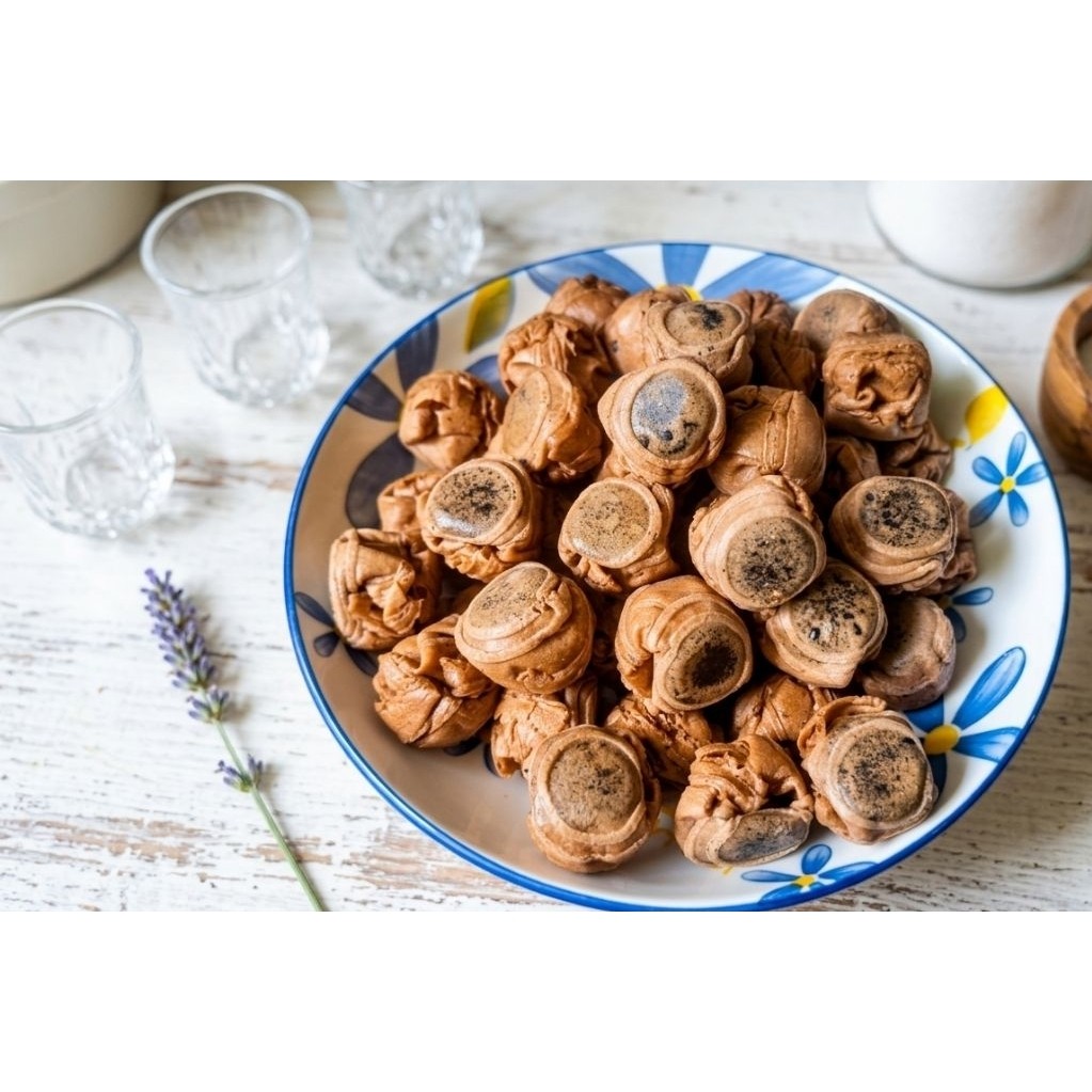 ขนมทองก้อน​กรอบนอก  หอมอร่อย...เคี้ยวเพลินเกินห้ามใจ!​ ไส้เด็ด