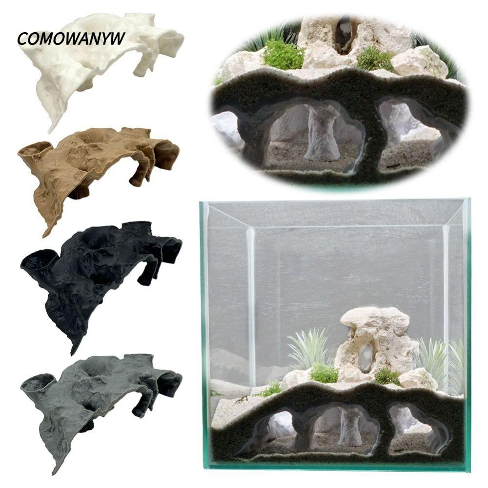 ถ้ํา Betta Cave, Safe Rest ถังปลา Underground Cave, ตลกการพิมพ์ Fish Nest Leisure Cave Aqaurium ตกแต่ง