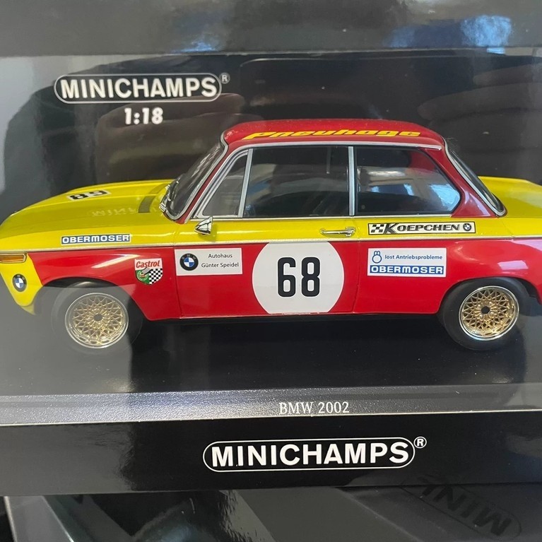 1/18 Mini Cut BMW 2002 Retro BMW Alloy ใหม่เอี่ยม
