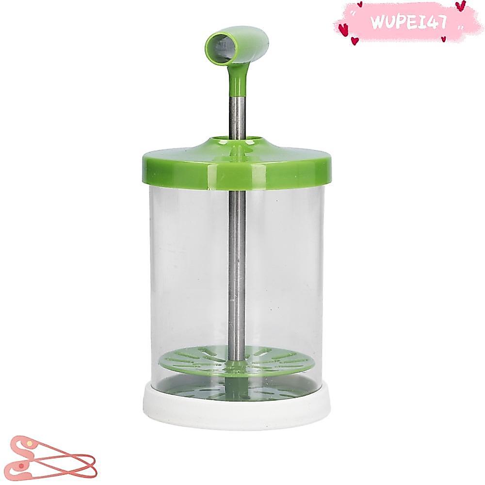 WUPEI47AD Hand Cream Mixer,สีเขียว15-Ounceความจุคู่มือFrotherนม,Whiping Cream Dispenserฟังก์ชั่นDIYสแตนเลส450MlมือFrotherนมFroth