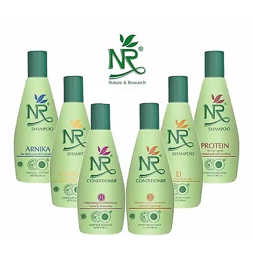 NR Arnika and Protein Shampoo 200ml พร้อมครีมนวดผม NR 200ml สําหรับผมสุขภาพดีและสะอาด