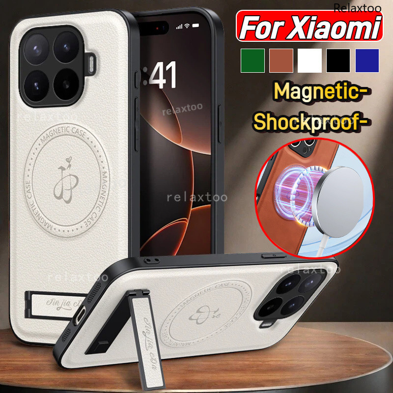 Xiaomi17T 2026ปลอกสําหรับXiaomi 17T Pro 17TPro Xiaomi17TPro 5G Matteหนังแม่เหล็กชาร์จไร้สายผู้ถือเคสโทรศัพท์ปกป้องกันกระแทกฝาหลังปลอก
