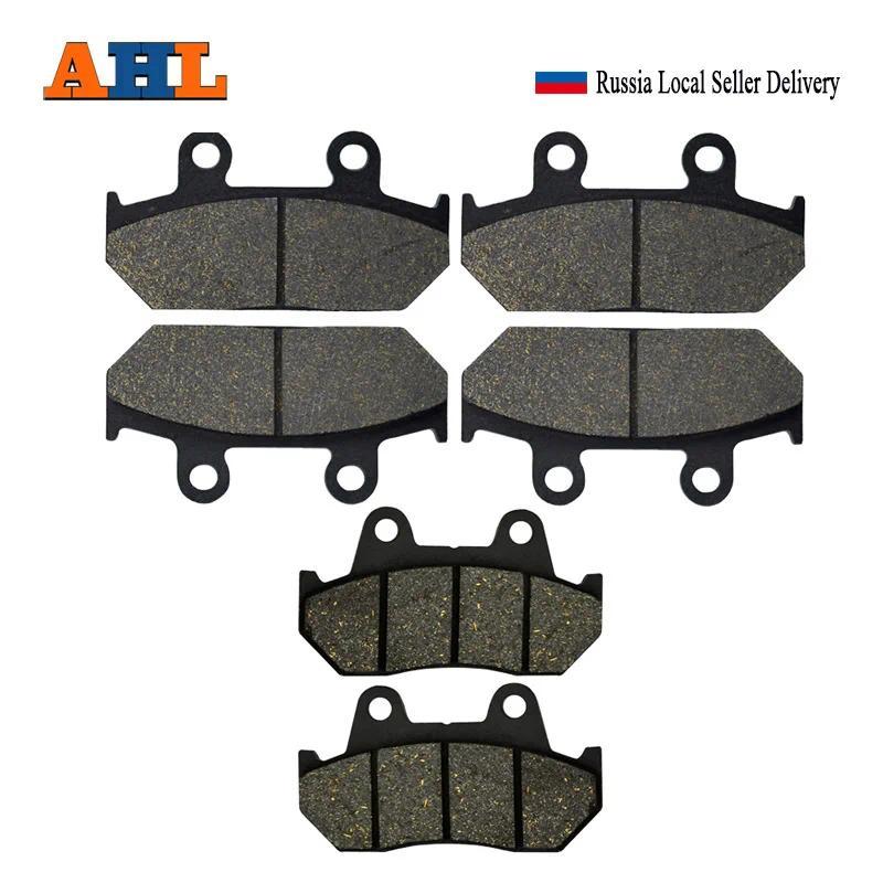 AHAHL Motorcycle Front Rear Brake Pads For HONDA CBR750 FH VFR750 CBR1000 VFR700 CBR750 CBR1000F GL1