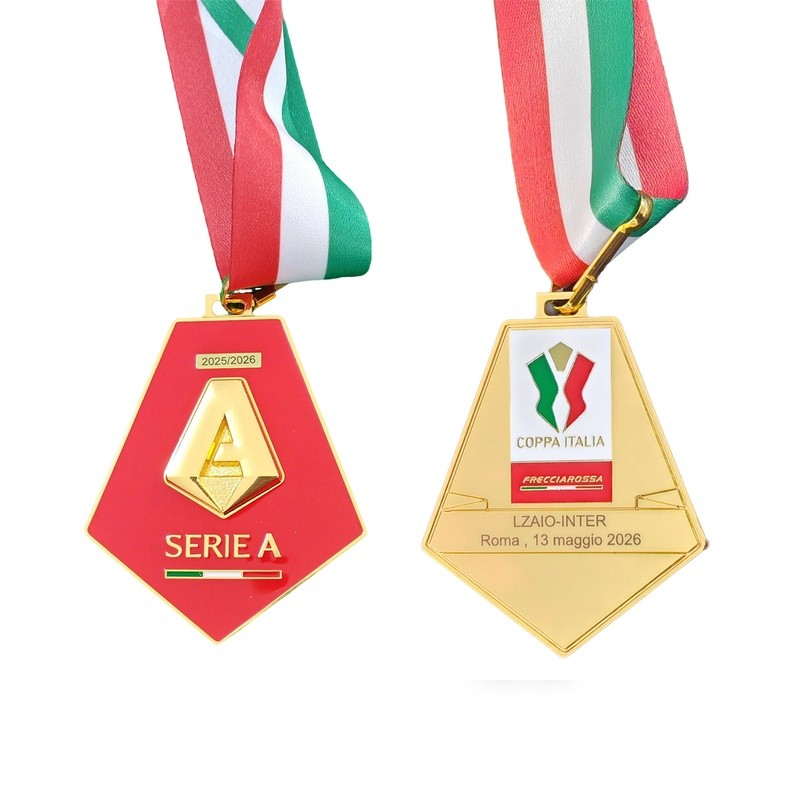 2023-26 Inter Milan Double Crown Serie A Cup Italian Super Cup Napoli Serie A AC Medal