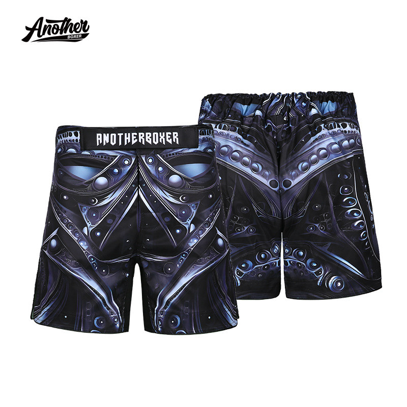 [Hot 999] New Alien Metal Jiu Jitsu MMA Shorts Comprehensive Fighting Fitness Shorts Boxing Shorts 2