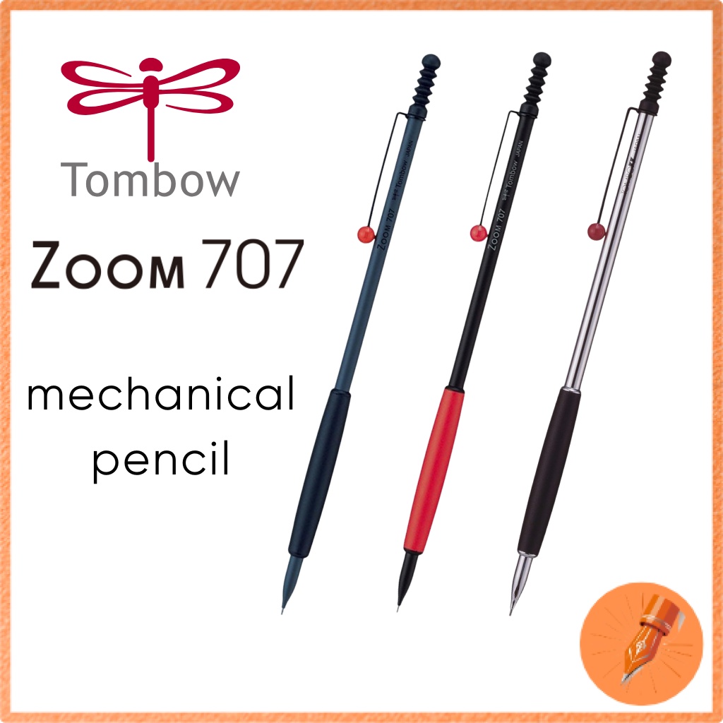 Tombow Pencil 0.5mm Mechanical Pencil ZOOM 707 Series with Optional Gift Case
