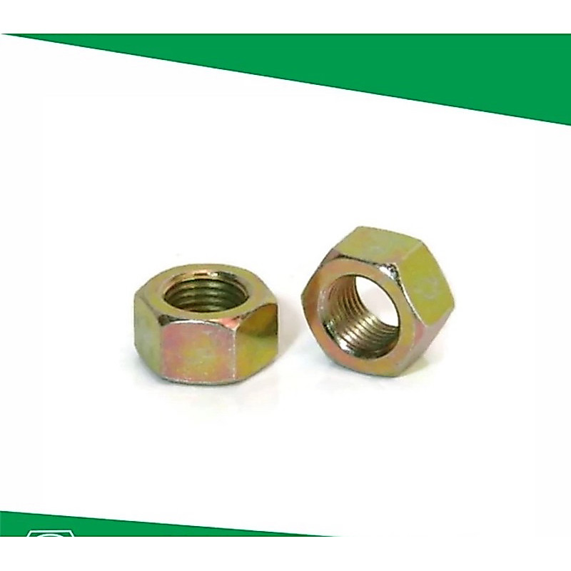 [แพ็คเกจ 100 ชิ้น] M6 Nuts and Bolts 10 เหลือง/ขาว
