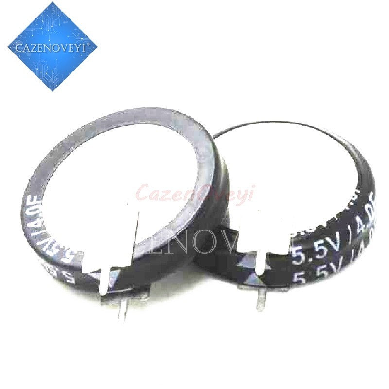 ปุ่ม 1 ชิ้น 5.5V 4F V P6MM Super capacitor 5R5405V 5.5V4.0F ชิป