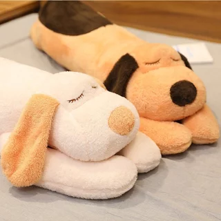 ตุ๊กตาหมอนข้างสุนัข ตุ๊กตานุ่ม หมอนกอดยาว หมอนอิงน่ารัก ของขวัญเด็ก โซฟา ห้องนอน ซักง่าย