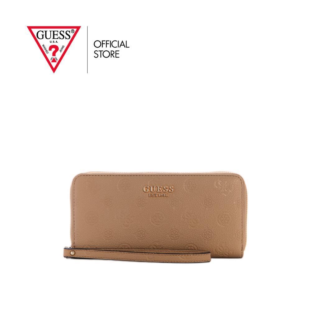 GUESS กระเป๋า รุ่น PD9746146 ELLA LOGO SLG LRG ZIP AROUND