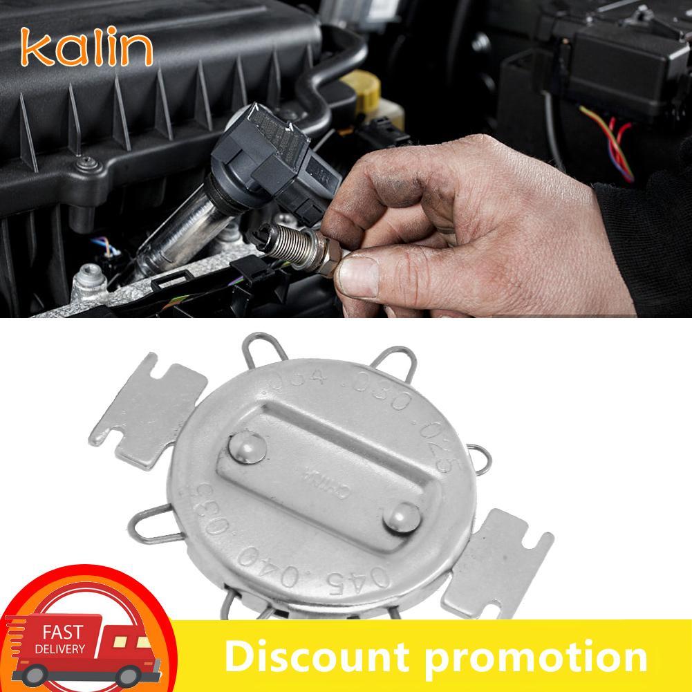 Kalin-th Kalin-th Spark Plug Gapp Feeler Gaugeชุดเมตริกนิ้วเครื่องมือวัดสำหรับเครื่องยนต์ขนาดเล็กปรับแต่งการปรับแต่งช่องว่างลวดโลหะพร้อมการวัดที่ปรับขนาดได้การตั้งค่าที่แม่นยำ