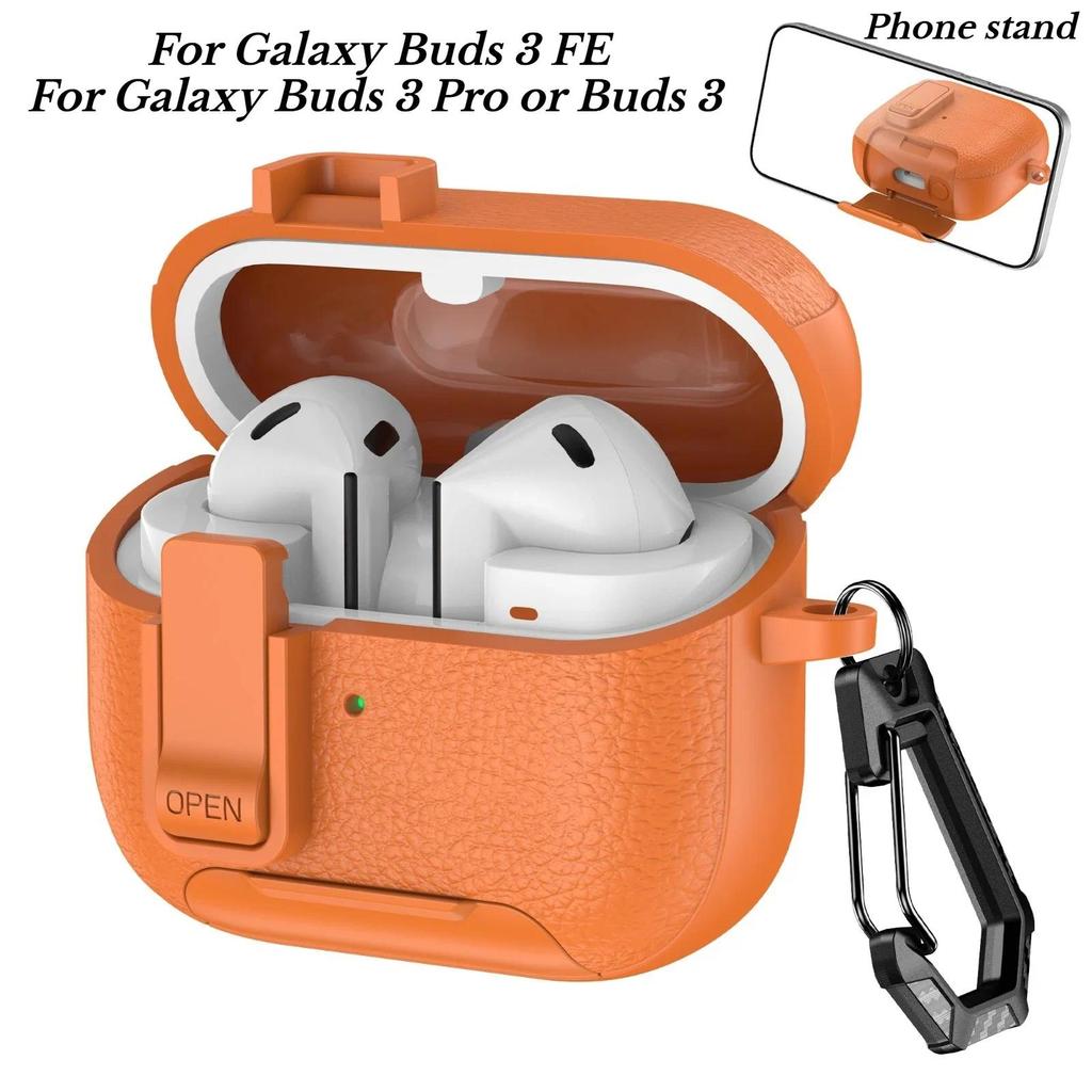 พร้อมที่วางโทรศัพท์สําหรับ Samsung Galaxy Buds 3 FE หรือ Buds 3 หูฟังไร้สายบลูทูธสําหรับ Samsung Gal