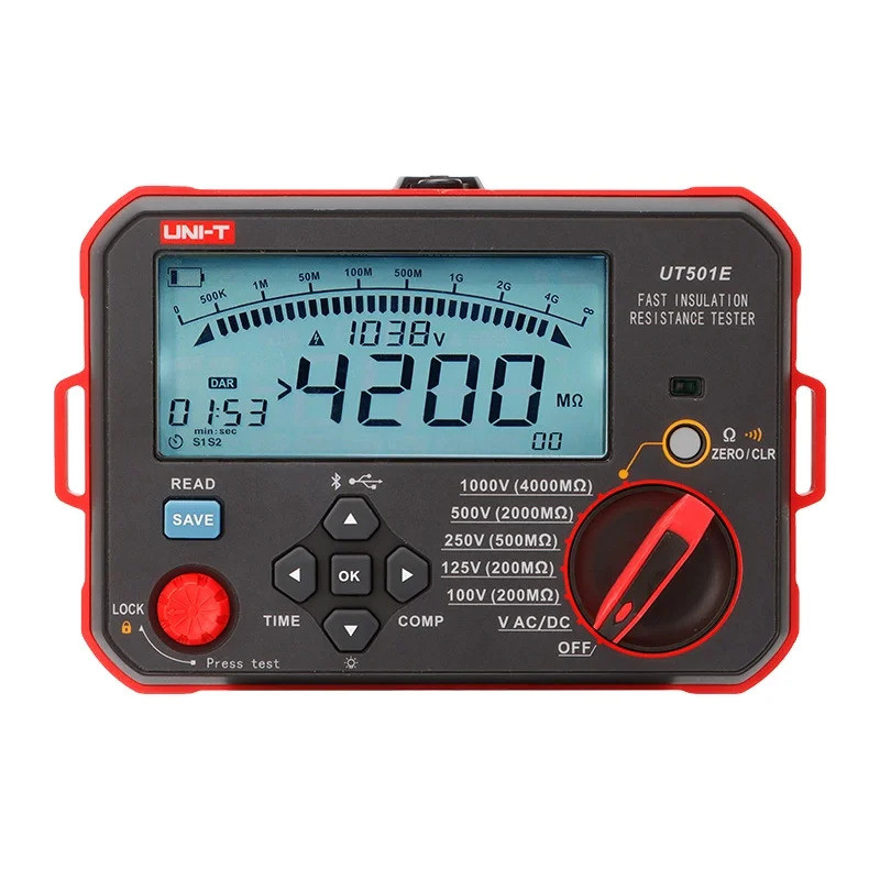 Performance UNI-T UT501E เครื่องทดสอบฉนวนเร็ว Verify คุณภาพของการทดสอบการผลิตอุปกรณ์ไฟฟ้า