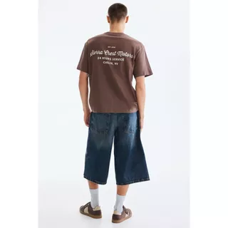 H&M(เอชแอนด์เอ็ม) เสื้อยืดพิมพ์ลายแบบหลวม ผู้ชาย 0967955_26