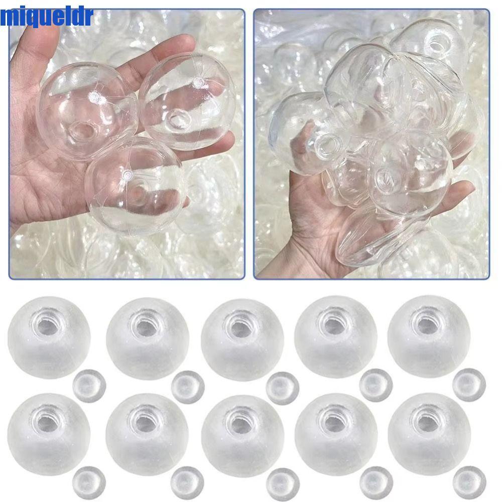 MIQUEL DIY ผิวลูกบอลที่ว่างเปล่า,โปร่งใสสีขาว TRP หล่อแม่พิมพ์ DIY ความดันชุด Ball,สร้างสรรค์เปล่าช้า Rebound 4/5/6 ซม.Handmade Ball ผิวเด็กของขวัญ