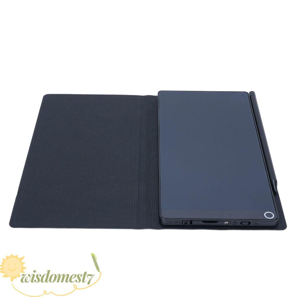 WISDOM แท็บเล็ตการเขียน LCD, ปากกาแขวน 6.5 นิ้วเต็มหน้าจอ Digital Notepad, Erasable Reusable หนังแบบ